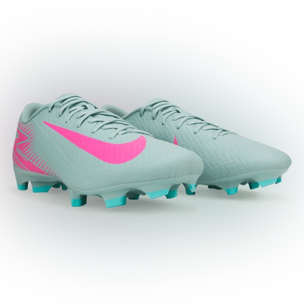 ⚽️ NIKE MEN'S ZOOM MERCURIAL VAPOR 16 ACADEMY FG/MG OCEAN CUBE/PINK BLAST